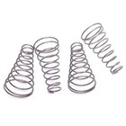 4pcs Wire Dia 1 0mm Steel Coil Conical Helical Compression Spring Length 40mm