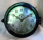 Chelsea Ship Clock Silvered Dial Bakelite Case Running