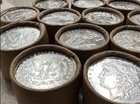 1878-1904 Silver Morgan Dollar  10 Roll Sale Au-bu  P o cc Set Liquidation Obw