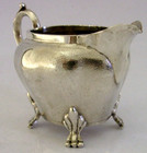 Stunning Chinese Export Solid Silver Jug C1900 Antique 154g