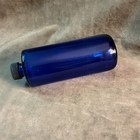 Circa 1950s Maryland Glass Company Baltimore Cobalt Blue Tall Cylinder Bottle  3