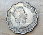 1954 Mauritius 10 Cents