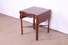 Baker Furniture Historic Charleston Chippendale Carved Mahogany Tea Table