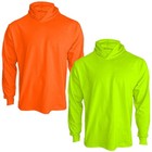 High Visibility Non Ansi Hi Vis Long Sleeve T Shirt Work Safety Hoodie Shirts