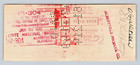 Vintage 1949 Cancelled Check The First National Bank  Scottsboro   Alabama