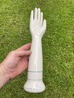 Vintage Industrial Nos Porcelain Hand Glove Mold Form Jewelry Display Trade    