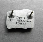 Usa Wavy Flag American Eagle Pewter Embossed Lapel Pin Badge 1 Inch