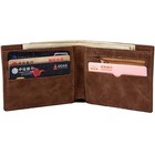 Men s Slim Rfid Wallet Soft Leather Id Credit Card Holder Coin Pocket