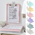 Clipboard With Storage Heavyduty Clip Board 9 4x13 3in With Dual Storage Folder   