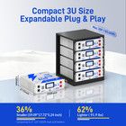 Wattcycle 48v 100ah Lifepo4 Lithium Battery 3u Server Rack Mount Active Balance