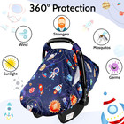 Baby Car Seat Cover Space Planet
