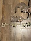 Antique Farm House Copper Rooster Weathervane 3dimensional Rare