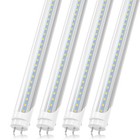 T8 4ft Led Tube Light Bulbs G13 22w 28w Type B F32t8 4 Foot Led Shop Light 6500k