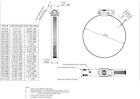  52 All Stainless Steel Worm Gear Hose Clamp  2-13 16   3-3 4   10 Marine Grade 