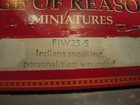 25mm Old Glory  French   Indian War  Indians  Personalities  Wounded  Fiw 25-5