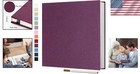Personalized Scrapbook Photo Album With 40 Sticky Pages - Acid Free   Pvc Free