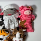 Melissa   Doug Plush Hand Puppets Lot Of 5 Farm Friends Animals Cow Tiger Horse