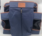 Baby Diaper Caddy Hanging Nursery Organizer Crib Storage Blue  By Llama Bella
