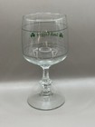 Vintage Collectible Footed Irish Coffee Glass Green Clover Shamrock