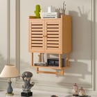 Bathroom Wall Cabinet  Over The Toilet Storage Cabinet With Adjustable Shelve   