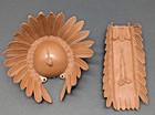 Johnny West Marx Toys Chief Cherokee Indian Parts Accessories Lot Vintage