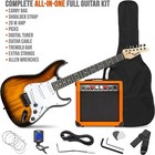 39  Full-size Electric Guitar Beginner Kit W  Gig Bag  Tremolo Bar  Accessories