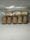 Belding Corticelli  Sewing Thread Empty Lot Of 8 Wood Spools 1  X 1 1 4 In Vtg