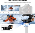 Q08s Heavy Duty Video Camera Tripod Fluid Drag Pan Head With Extended Handle For
