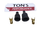 7mm Ignition Spark Plug Coil Wire Socket Style Boot Terminal Set Straight 180
