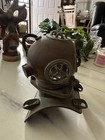 Vintage 7  Copper And Brass Miniature Deep Sea Diver s Helmet Replica