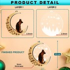 German Shepherd Dog Ornaments Christmas Tree  Gsd 2 Moon 