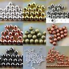 Wholesale Smooth Round Metal Copper Spacer Beads 2 4mm 3mm 4mm 5mm 6mm 8mm 10mm