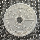 Vintage  Token  Washington State  Sales Tax Commission  Token Era 1946-1951