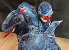 New W  Tags Folkmanis Hand Puppet Three-headed Blue Dragon 9  Tall 12  Long