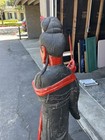 Antique Chinese Kwan - Yin Oak Statue  Oak   5 Feet Tall  Good Condition 