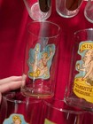 Vintage 1940s   1950s  peek-a-boo   Pin-up Highball Drinking Glasses