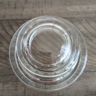 Vintage Bowed Clear Glass Apothecary Candy Jar Drug Store Pharmacy Display Large