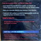 Sony Mfd 2hd 3 5  For Mac 1 4 Mb  10 Micro Floppy Disks New Sealed Nos