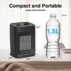 Portable Space Heater Electric Heaters -jndro 1500w 1000w Safe And Quiet Ceramic