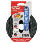 Diablo 4 5  40-grit Flap Disc 7 8  Arbor - 5 Pack