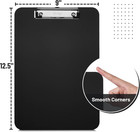 Mr  Pen- Plastic Clipboard  Letter Size  Black  Clipboard 1 Pack  Black