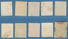 1921-33 Latvia Selection Of 10 Stamps Used 3806