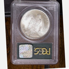  1923-p Silver Peace Dollar Flashy Blast White Pcgs Gem Bu Ms65 Highest Grades