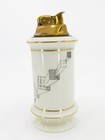 Trio Of Vintage Art Deco Bone China Cigarette Lighters Evans  Lenox  Rosenthal 