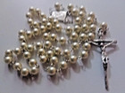 Pope Francis Given Blessed Official White Vatican Rosary With Vatican Letter Rar