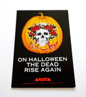 Grateful Dead Card 1989 On Halloween The Dead Rise Again Arista Mikio Gd Pumpkin