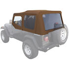 Jeep Wrangler Yj Soft Top  88-95  W  Upper Doors  Tinted Windows  Spice Denim