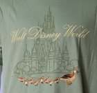 Walt Disney World Magic Kingdom Cinderella Castle Ducks Shirt Xl New