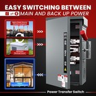 200a Manual Generator Transfer Switch heavy Duty 48000w General Double-throw Saf