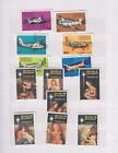 Colorful Collection Of Grenada Used Stamps In Small Stock Book